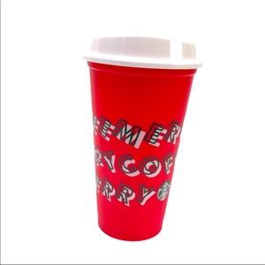 Starbucks Red Cup 2013 Reusable Christmas Plastic Coffee To Go Tumbler R…